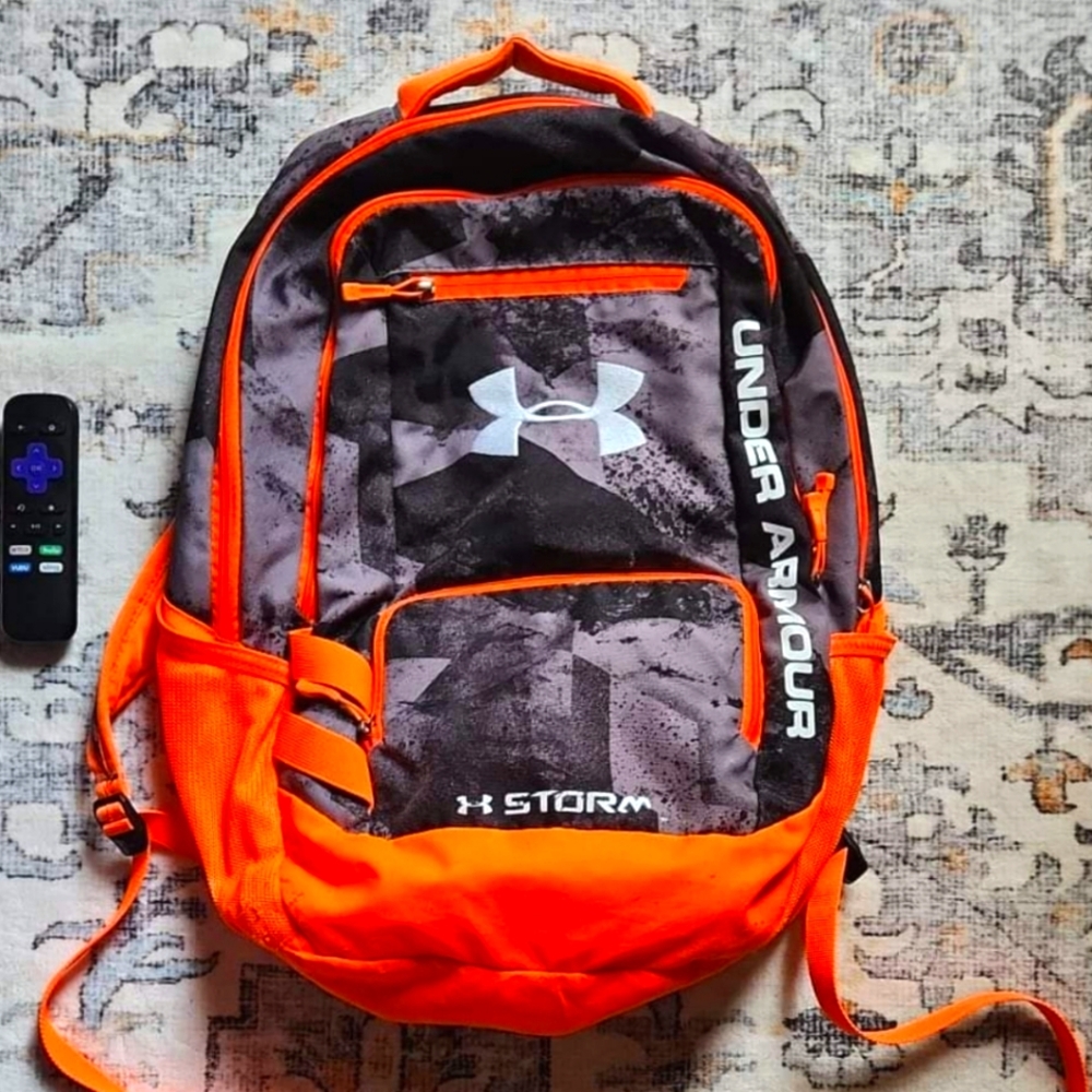 Under armour backpack for older kids.